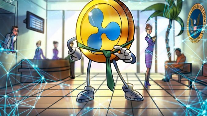 Crypto secondary sales are not securities: Ripple tells SEC