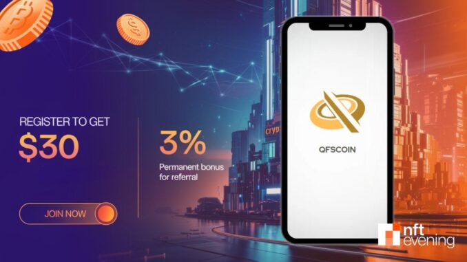 QFSCOIN Launches The Free Crypto Cloud Mining Service logo