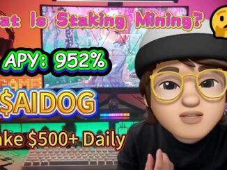Crypto Bull Market Guide: Stake AIDOG Token Project & Earn 952% APY