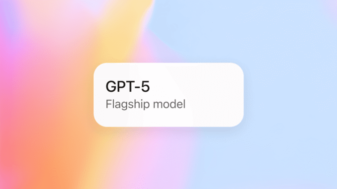 GPT-5 is supposed to be nicer now