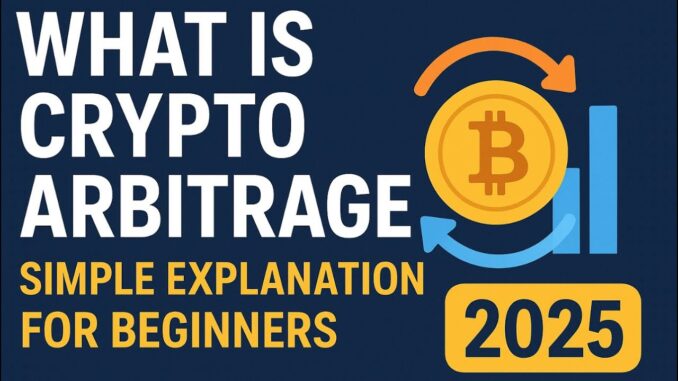 💡 Beginner’s Guide to Crypto Arbitrage | Learn How Price Differences Create Opportunities