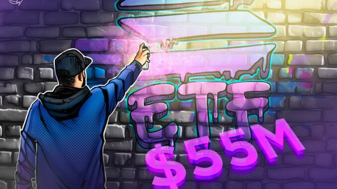 Bitwise Solana Staking ETF Sees $55M Trading Volume on Debut