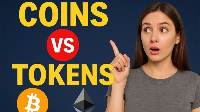 Coin vs Token: Why Most Crypto Beginners Get This WRONG! 🚨”*