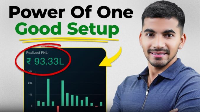 The Power of ONE GOOD SETUP in Trading | Best Strategy for Beginners