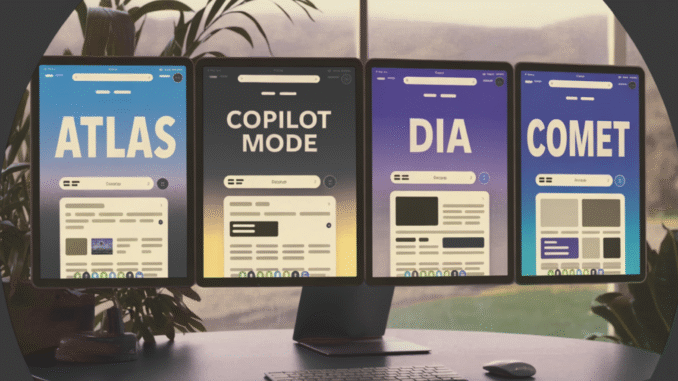 Comparing the Top 4 Agentic AI Browsers in 2025: Atlas vs Copilot Mode vs Dia vs Comet