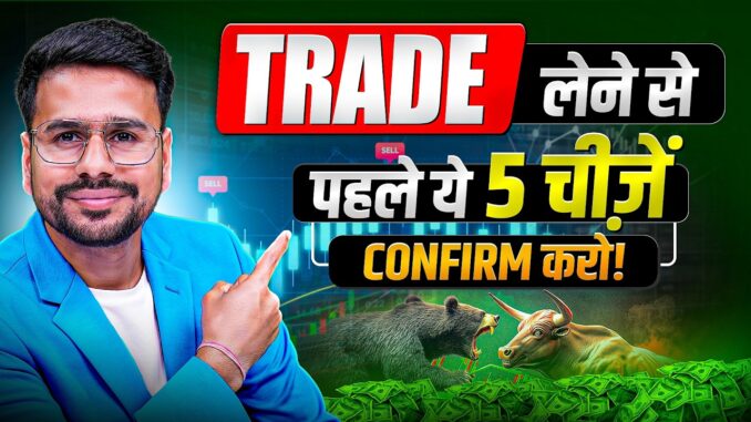 Check 5 Things BEFORE Entering a Trade | Price Action Trading Strategies | Trading For Beginners