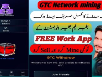 GTc Network New mining app| Complete Registration & Work Guide || GTC mining project