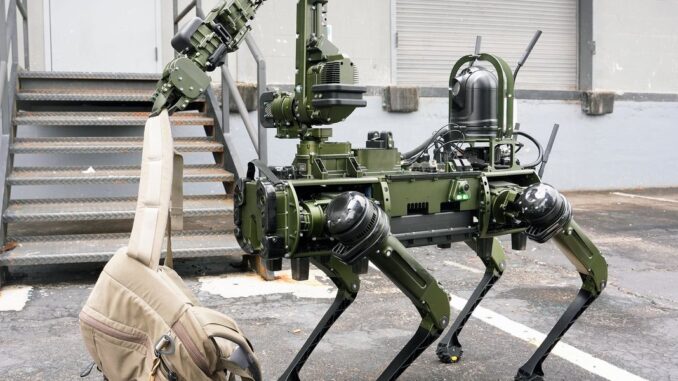 Ghost Robotics Adds Arm to Vision 60 Quadruped