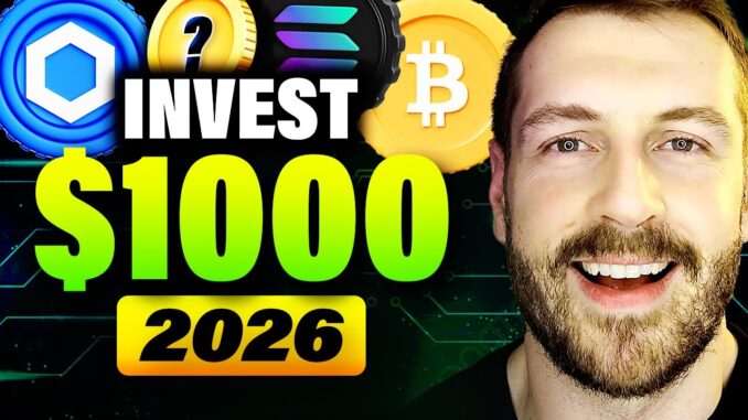 How I Would Invest $1,000 in Crypto as a Beginner (2026 Altcoin Guide)
