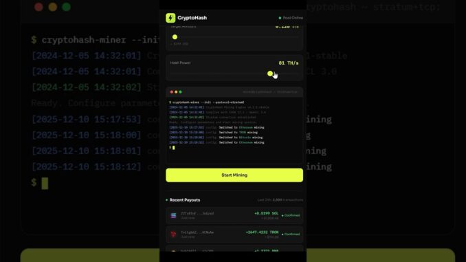 How to Get Your First Payout: Beginner’s Mining Guide 2025