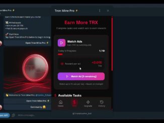 Mine TRON (TRX) for Free | Step-by-Step TRX Mining Tutorial ( https://t.me/TronMinePro_Bot )
