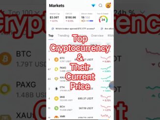 Top Cryptocurrency Current Price #crypto #cryptocurrency #cryptonews