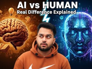 AI vs Human Intelligence | Real Difference Explained in Hindi | For Beginners | Future of AI