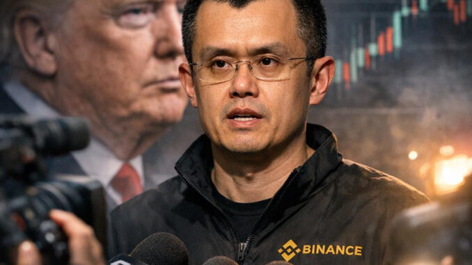 Binance Founder CZ Addresses Trump‑Related Controversy In Latest Statement