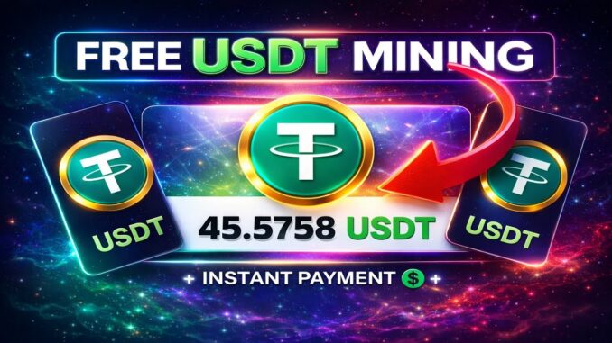 Free Usdt Mining Website 2026 | New Crypto Mining Site | Free Usdt Website