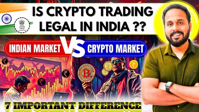 Indian Market VS Crypto Market | Crypto Trading Complete Guide for Beginners
