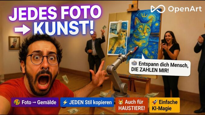 Jedes Foto in Kunst verwandeln: OpenArt AI Guide für Anfänger